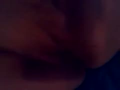 On my birthday, my crazy concupiscent girlfriend masturbates for me.